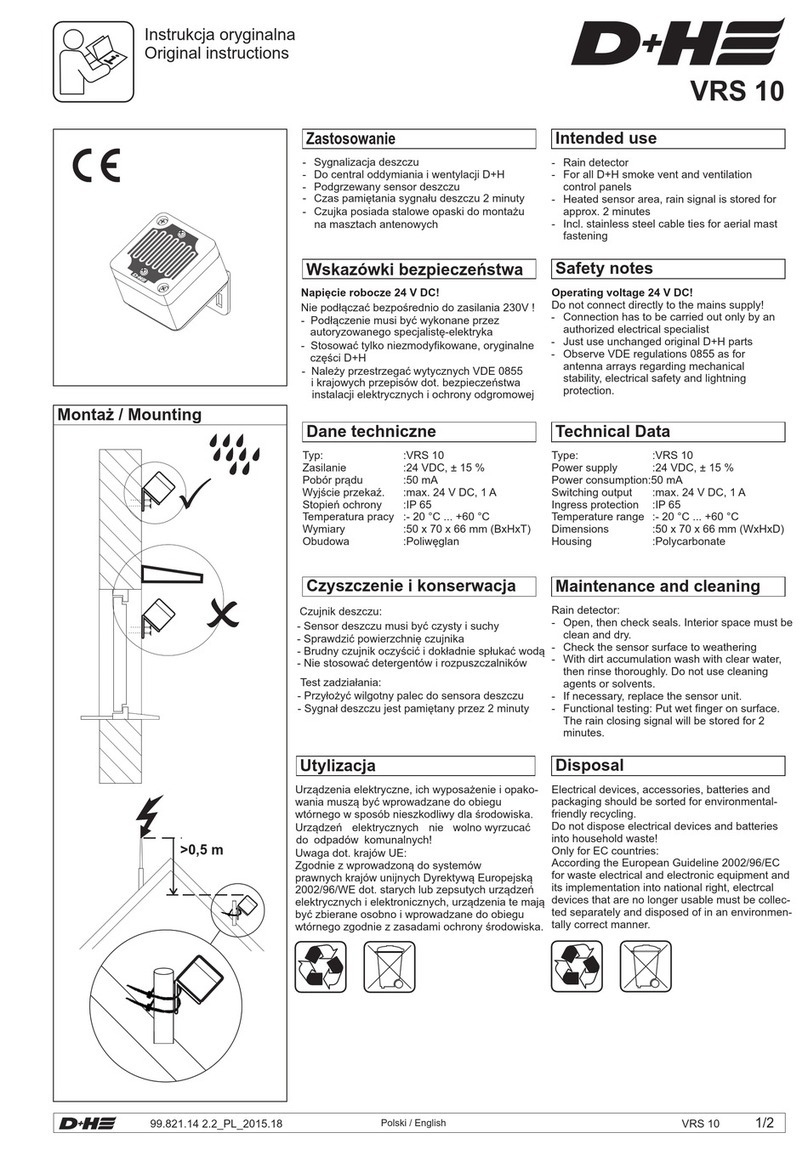 D+H VRS 10 User manual