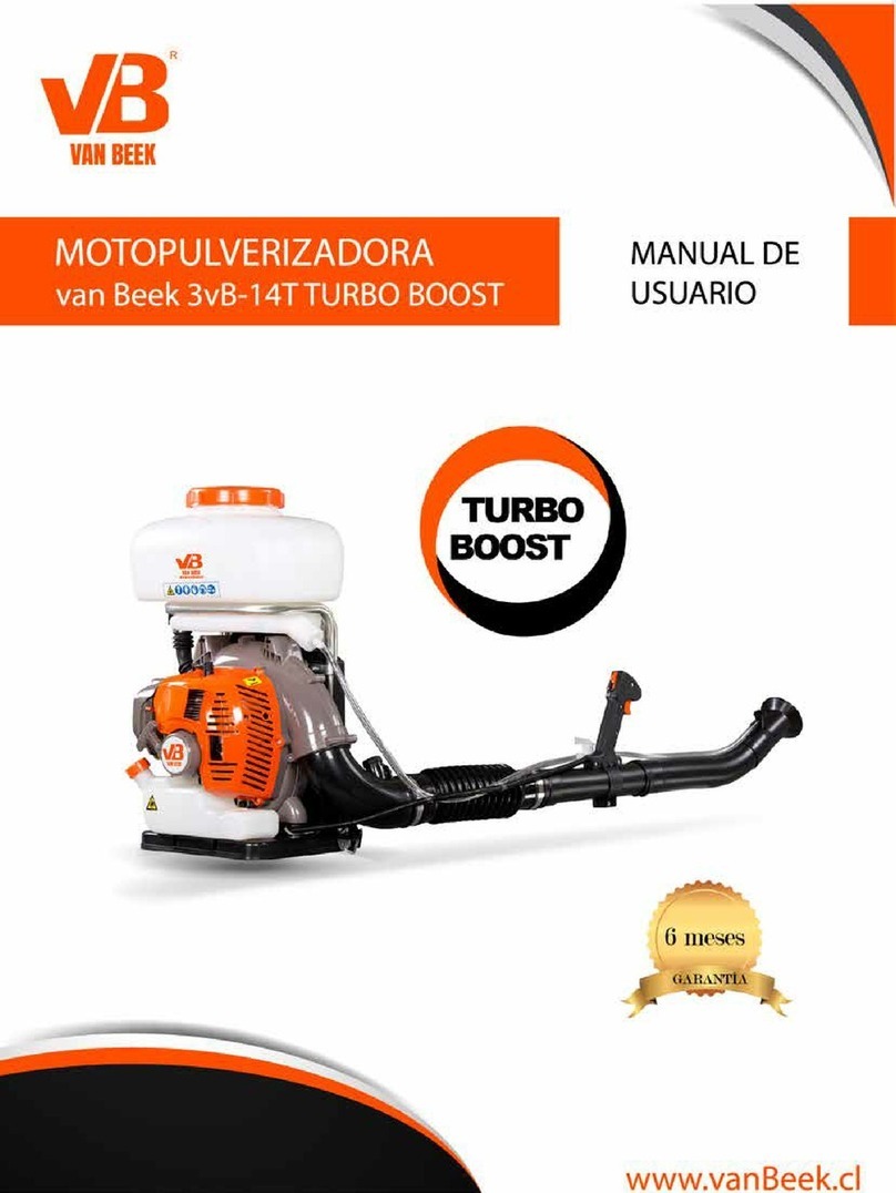 van Beek TURBO BOOST 3vB-14T user manual