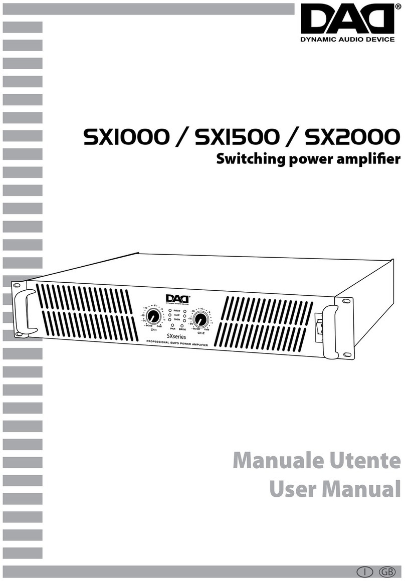 DAD SX Series user manual