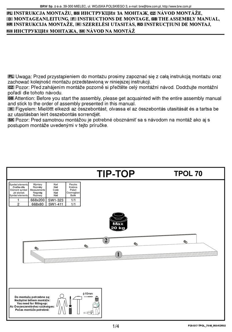 BRW TIP-TOP User manual