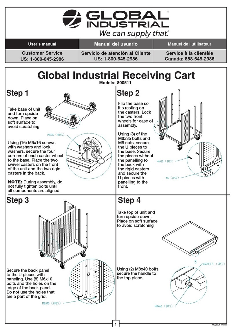 Global Industrial WB800511 user manual