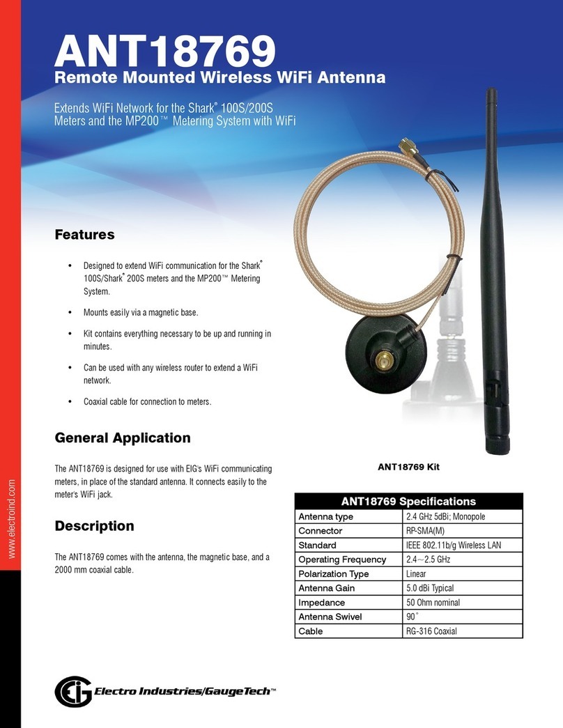 Electro Industries/GaugeTech ANT18769 quick start guide