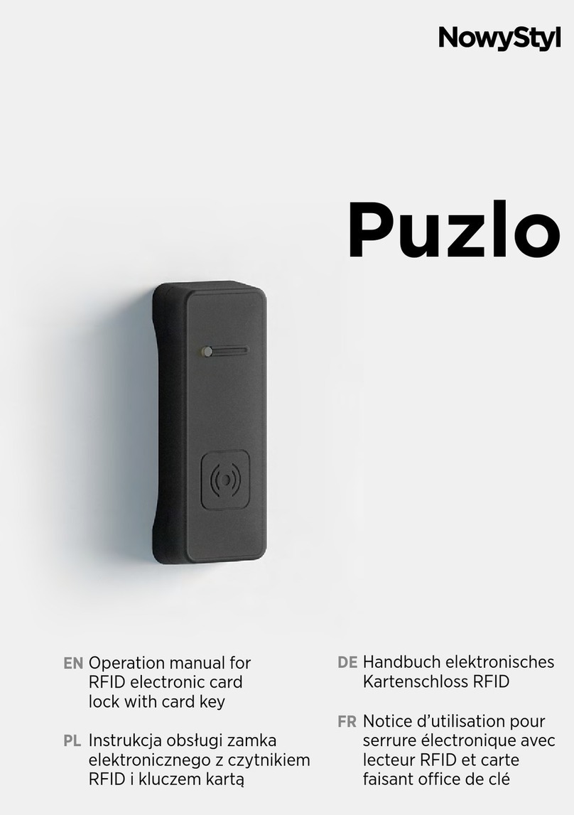 Nowy Styl Puzlo Operation manual