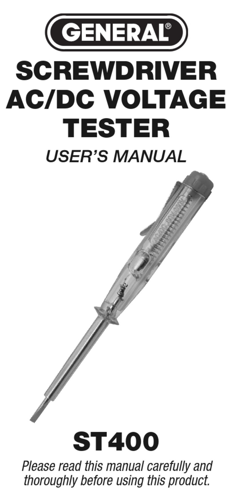 General ST400 user manual