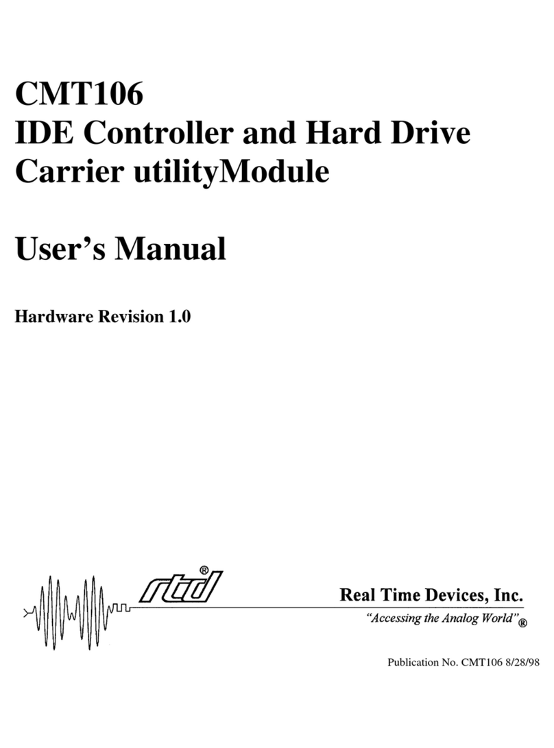 Real Time Devices CMT106 user manual