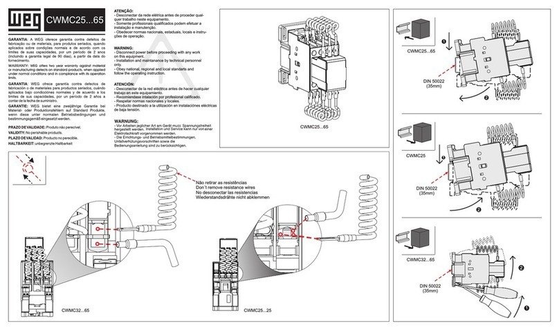 WEG CWMC25 User manual