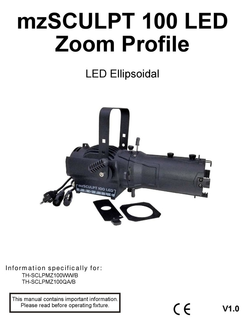 Techni-Lux mzSCULPT TH-SCLPMZ100WW/B User manual