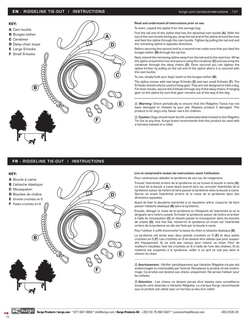 Kurgo Ridgeline instructions