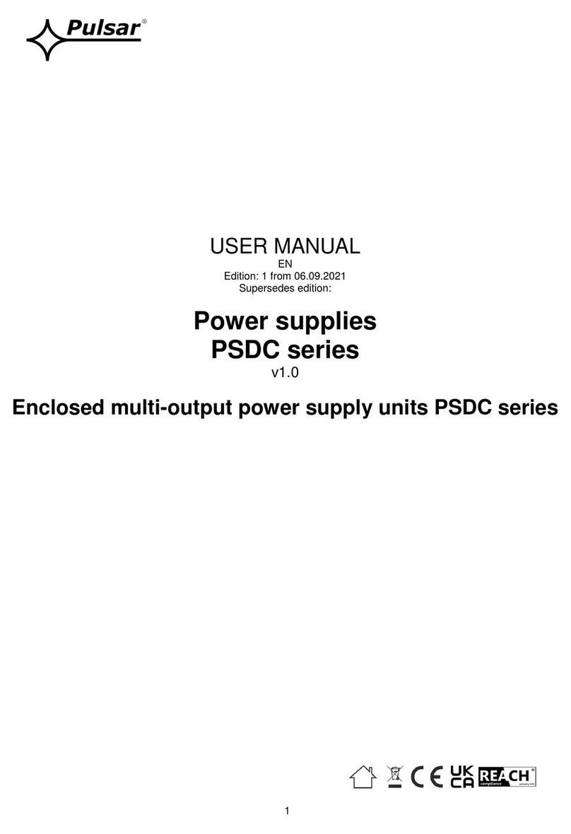 Pulsar PSDC Series User manual