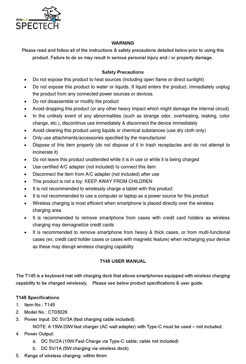 Spector&Co Spectech T145 User manual