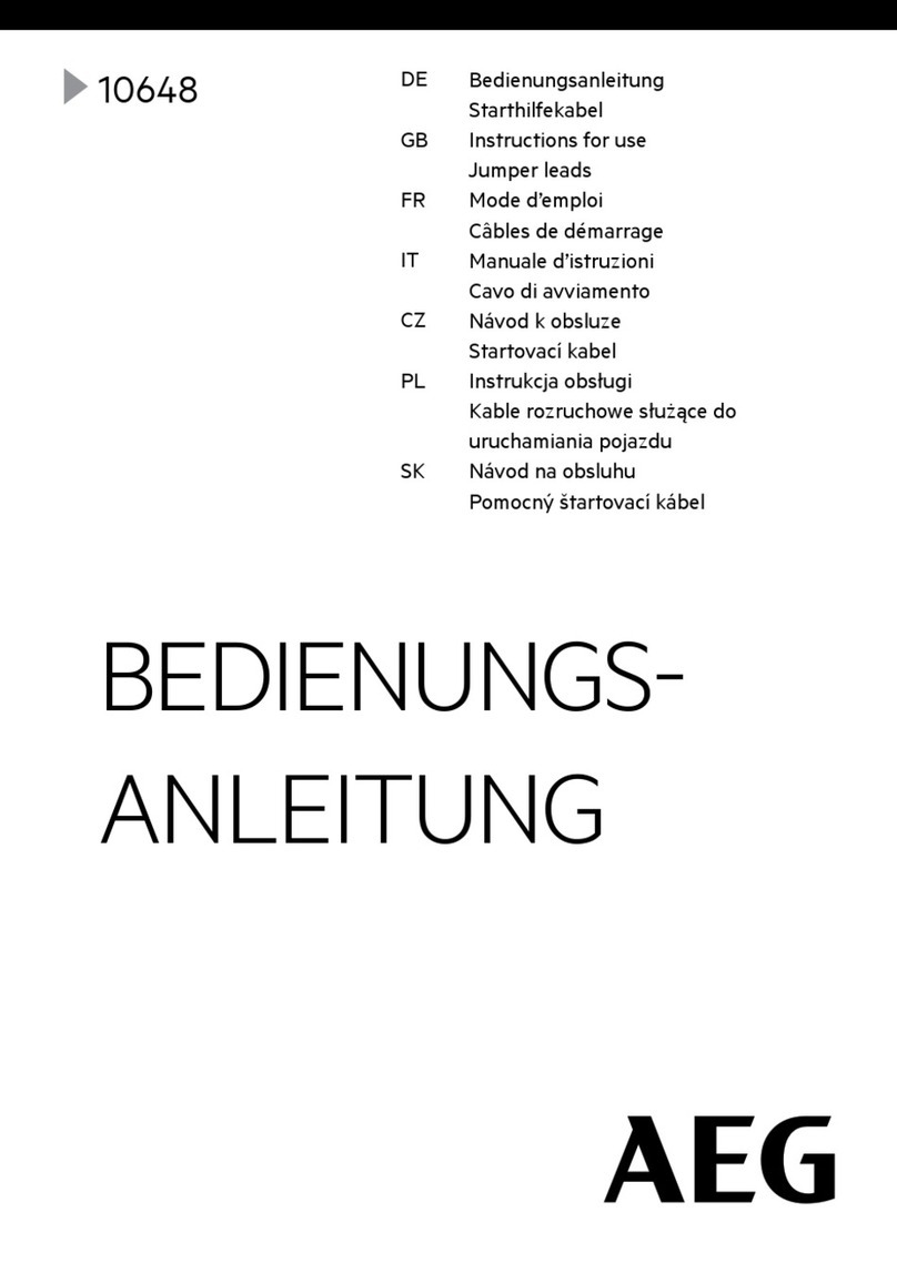 AEG 10648 User manual