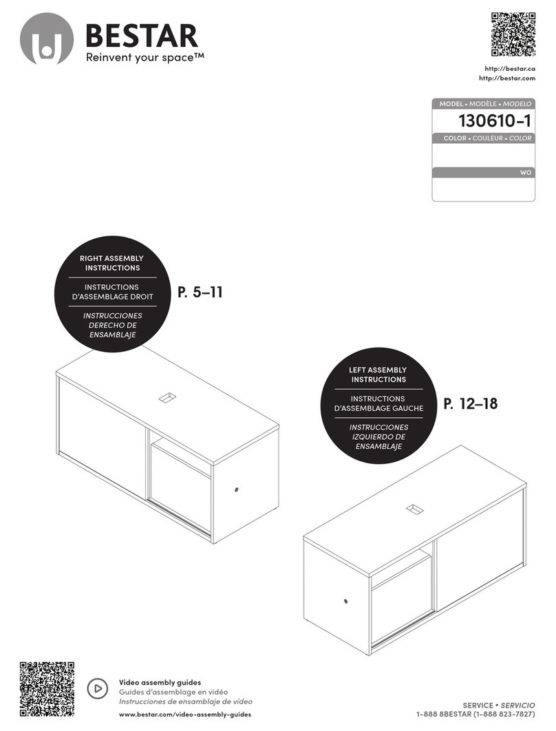 Bestar 130610-1 Assembly instructions
