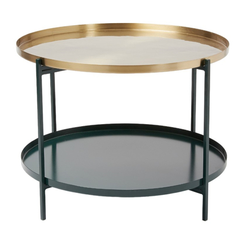 Oliver Bonas IGGY TABLE Assembly instructions