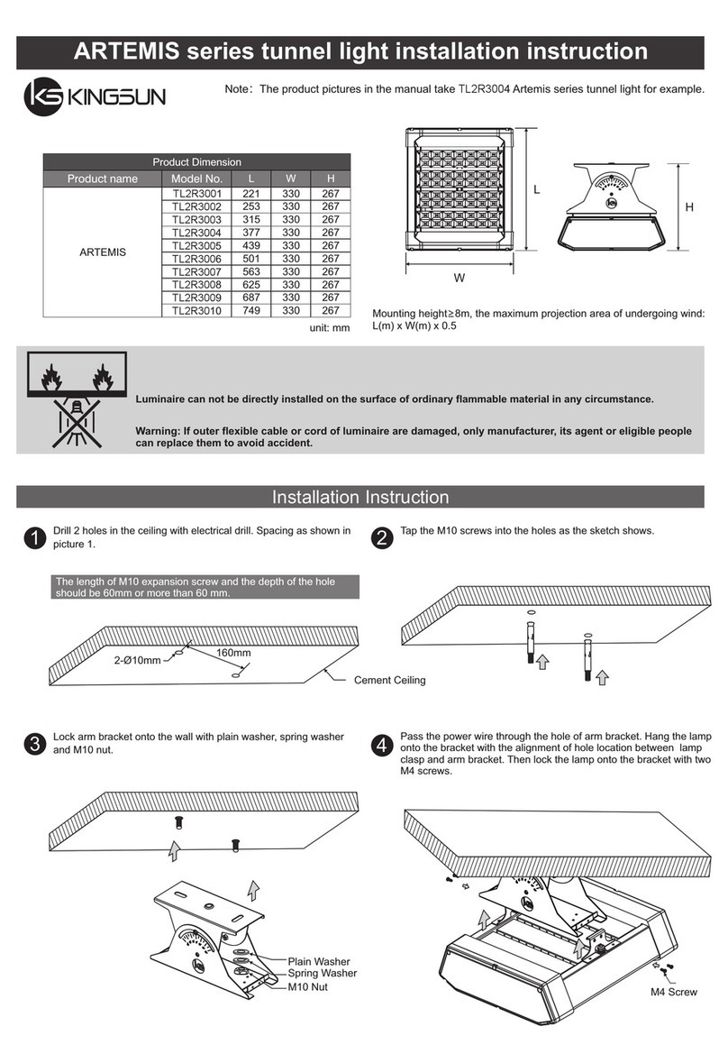 Kingsun ARTEMIS Series User manual
