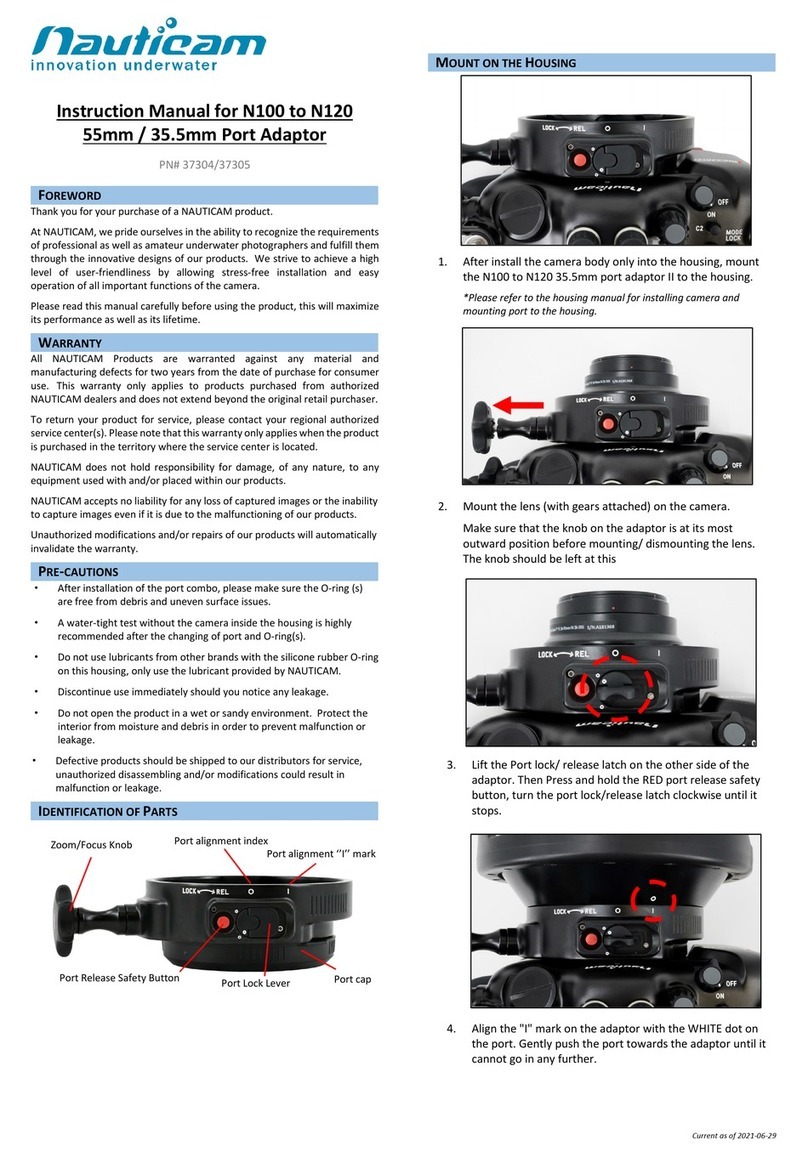 Nauticam 37304 User manual
