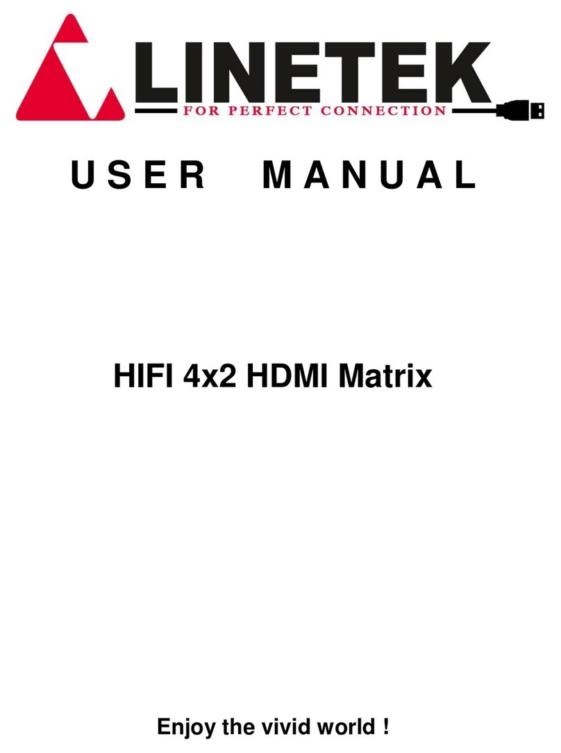 Linetek HIFI 4x2 HDMI Matrix user manual Linetek HIFI 4x2 HDMI Matrix user manual