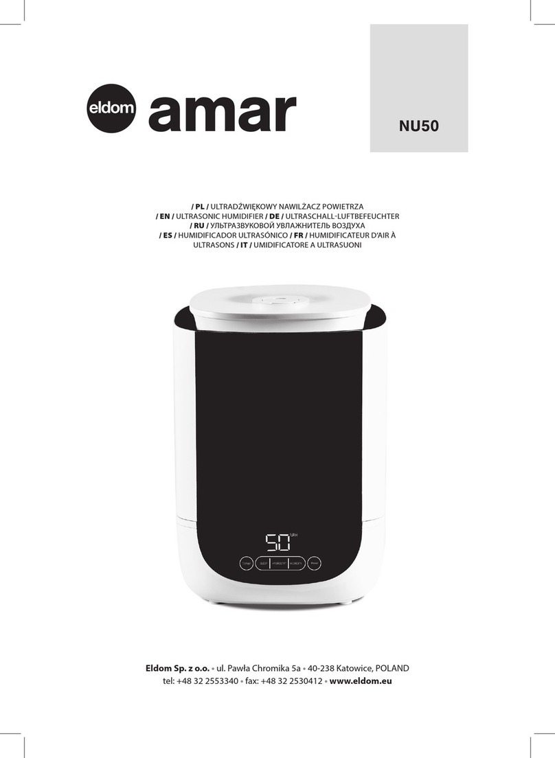 Eldom amar NU50 User manual Eldom amar NU50 User manual