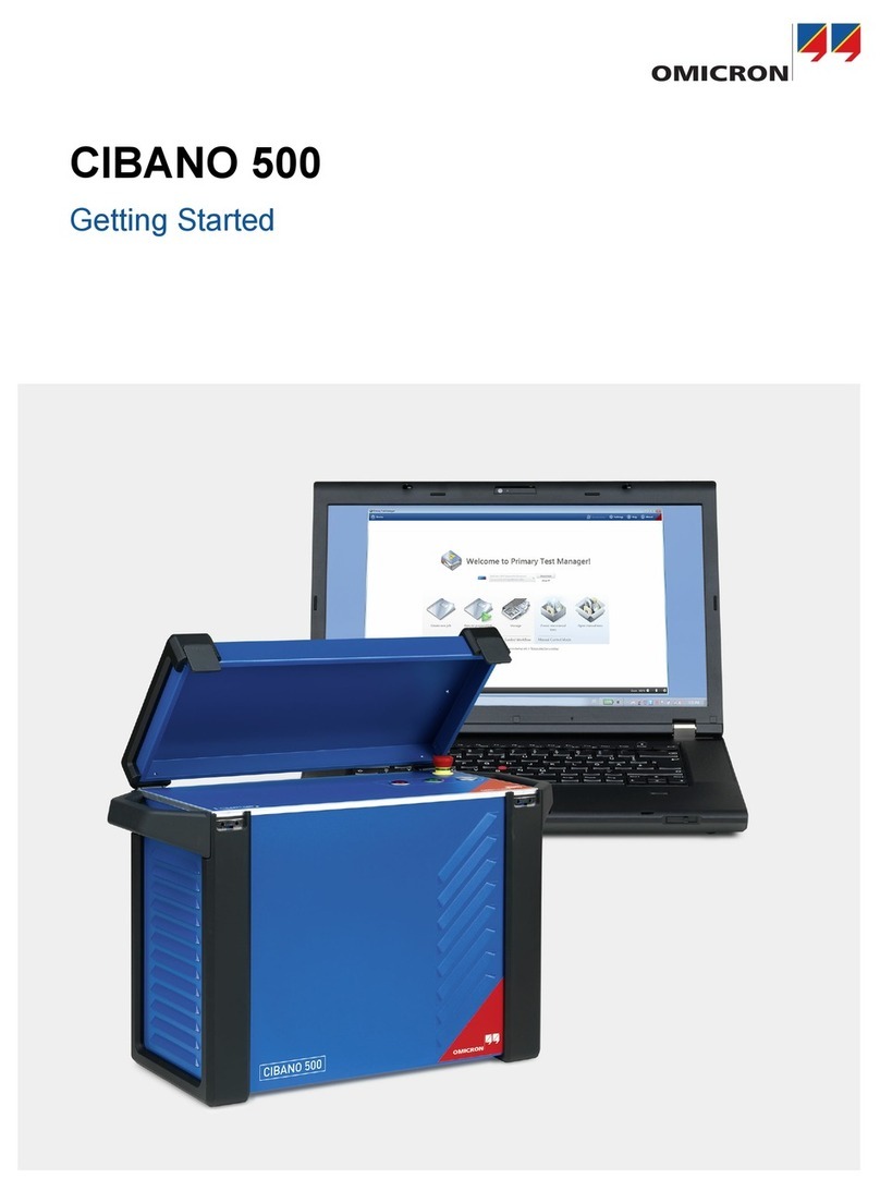 Omicron CIBANO 500 Getting started