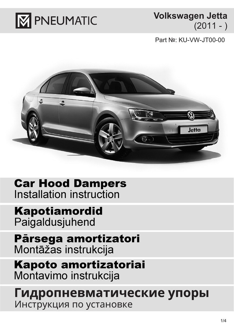 PNEUMATIC KU-VW-JT00-00 Installation instruction