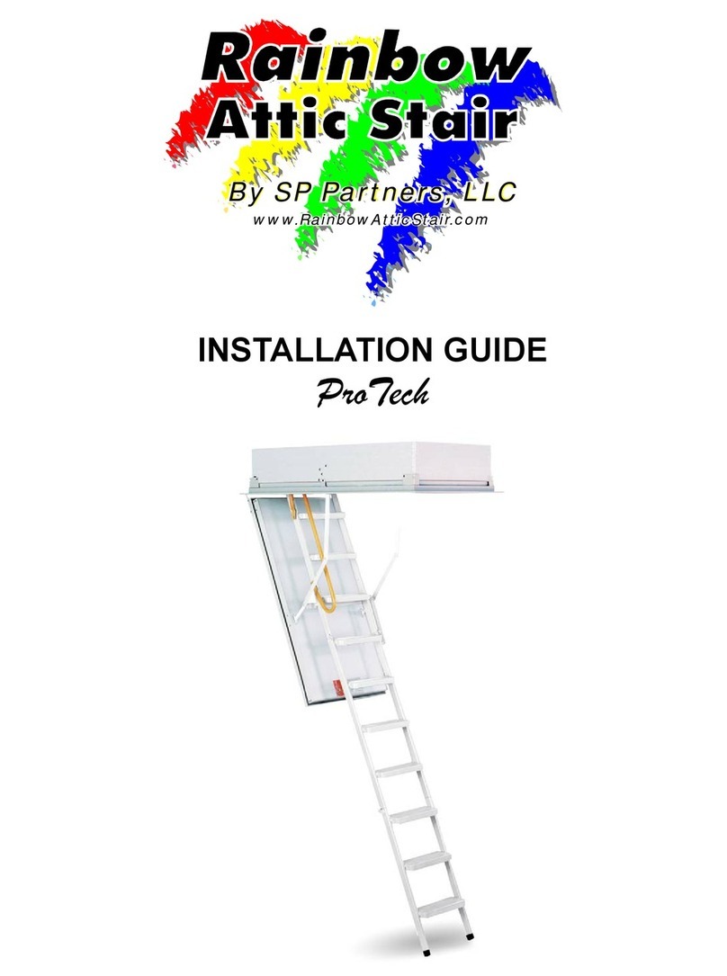 SP PARTNERS Rainbow Attic Stair ProTech PT2351 User manual