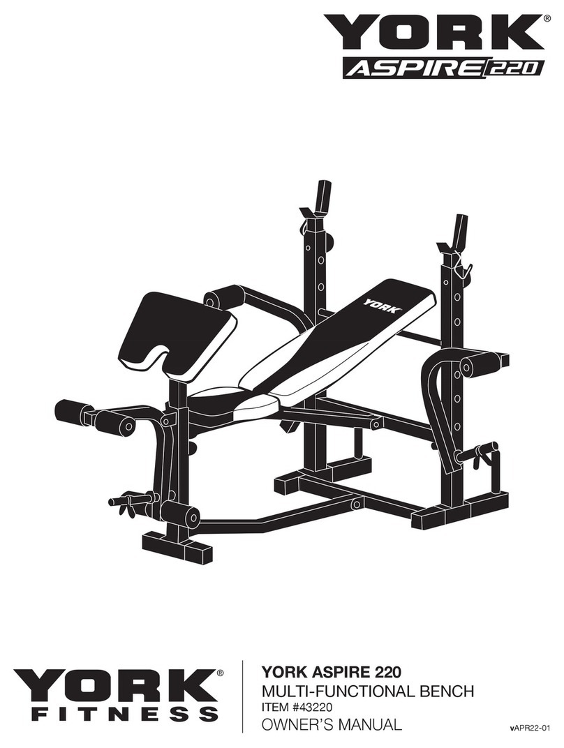 York Fitness ASPIRE 220 instruction manual