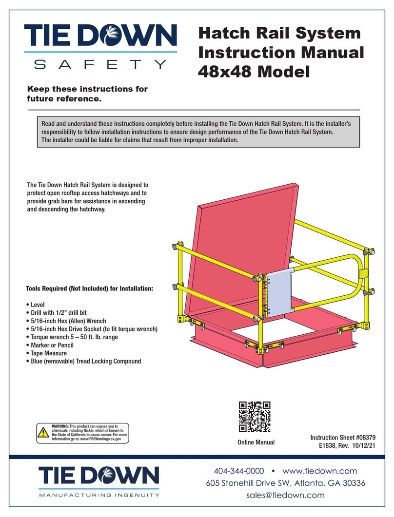 TIE DOWN 71089 User manual