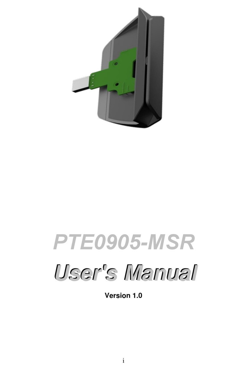 3nStar PTE0905-MSR User manual