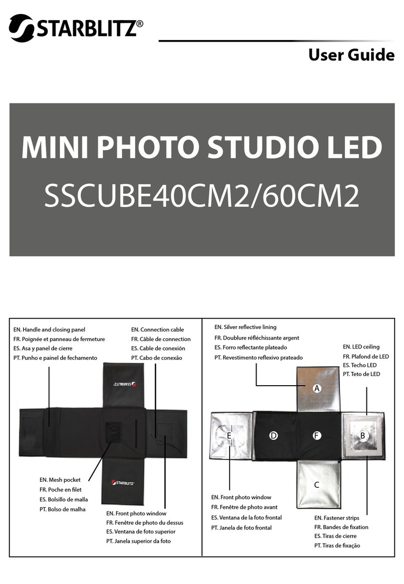 Starblitz MINI PHOTO STUDIO LED user guide