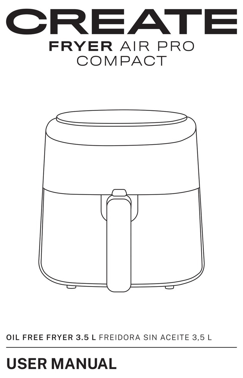 Create FRYER AIR PRO COMPACT User manual