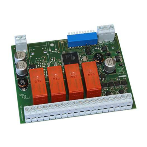 DMX4ALL DMX-Relais/Analog Interface 4 user manual