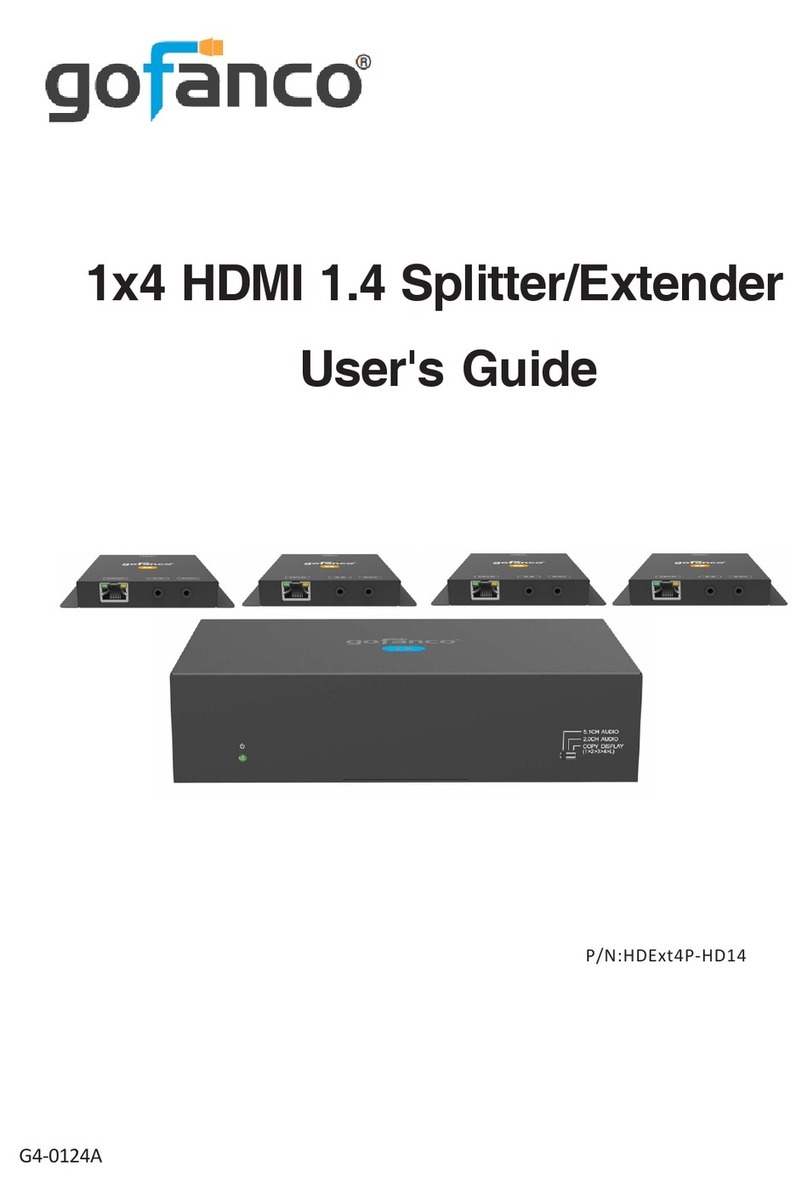 gofanco HDExt4P-HD14 user guide