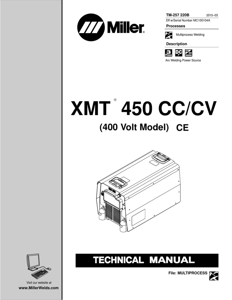 Miller XMT 450 CC User manual