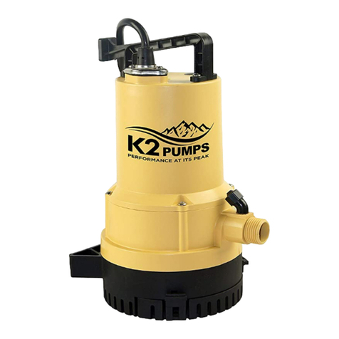 K2 Pumps UTM02501K owner's manual