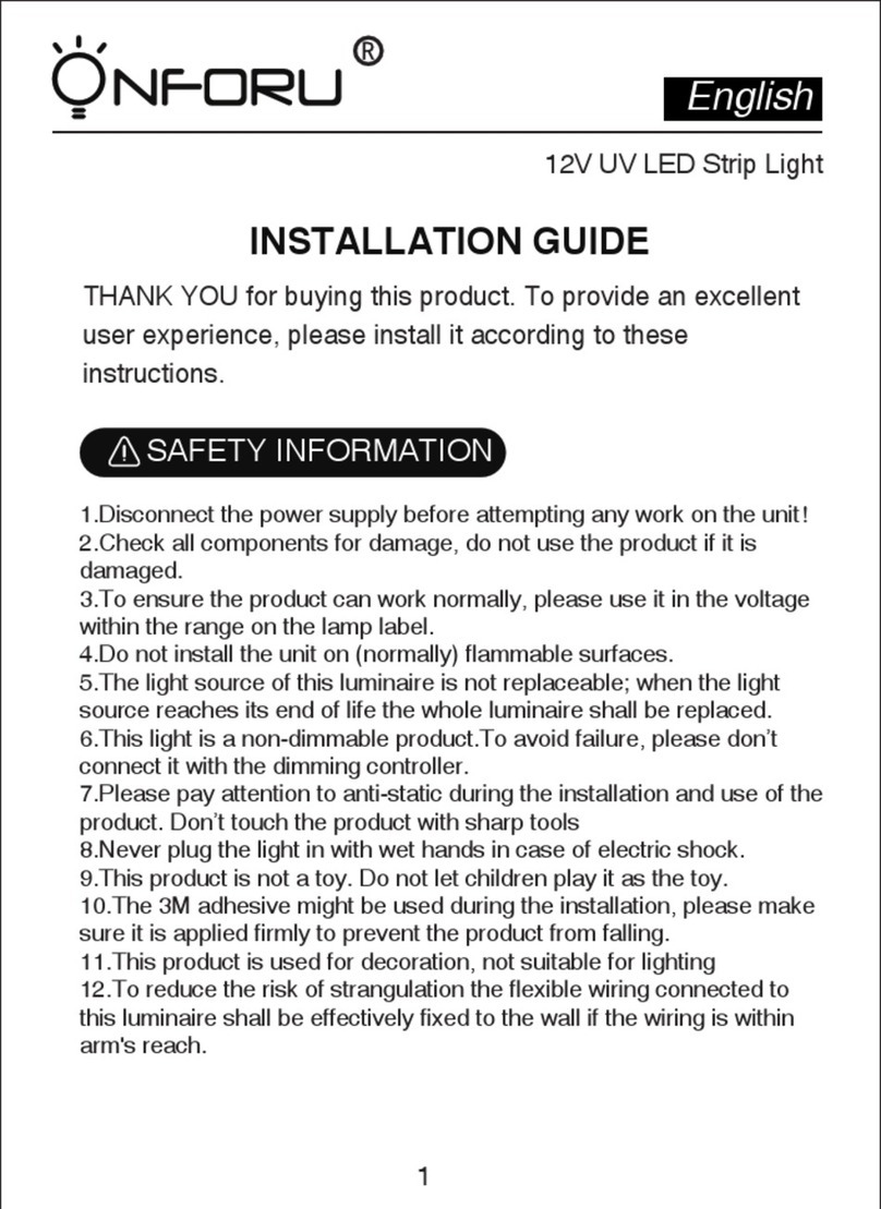 ONFORU DT5UV installation guide