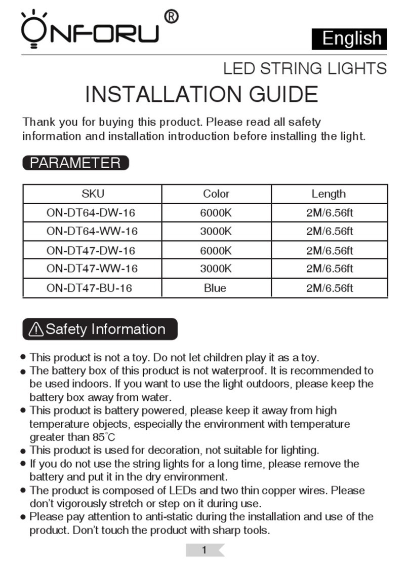 ONFORU ON-DT64-DW-16 installation guide