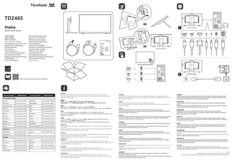 ViewSonic TD2465 User manual