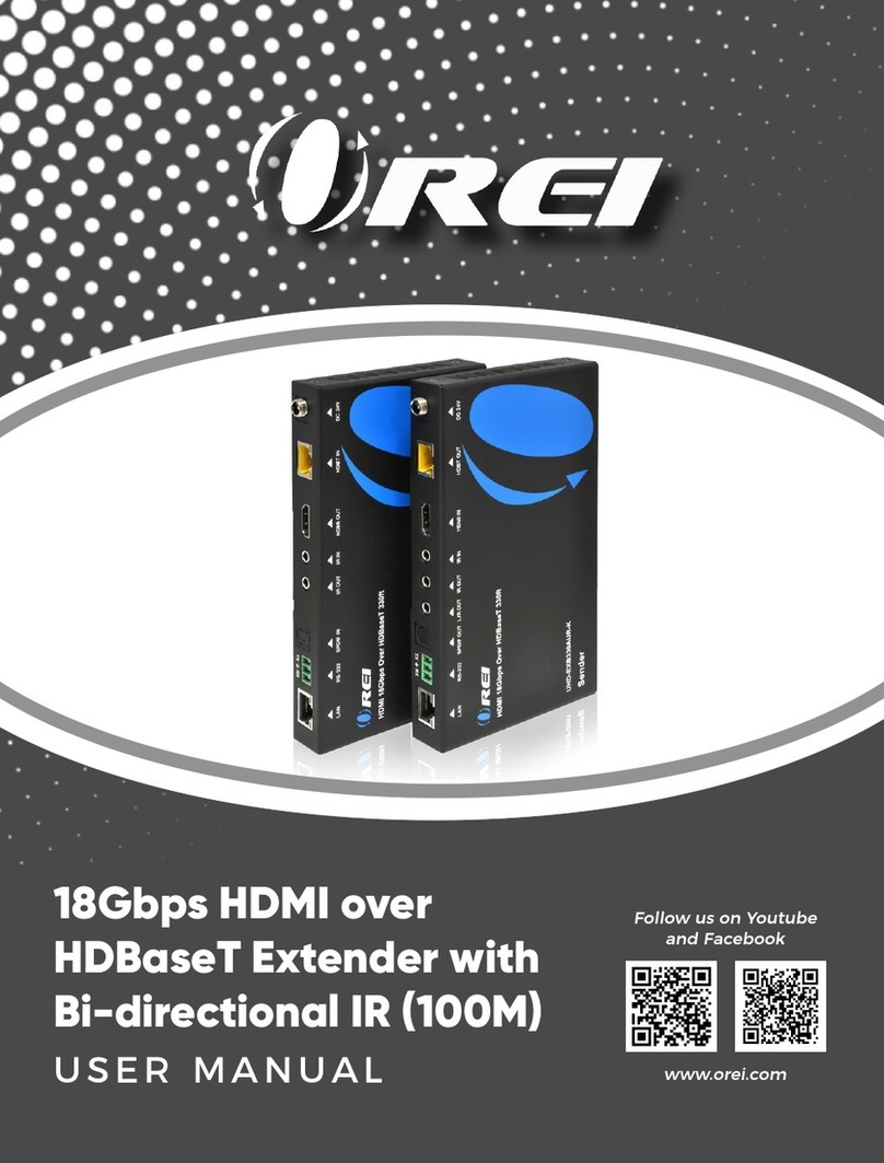 Orei UHD-EXB330AUR-K user manual