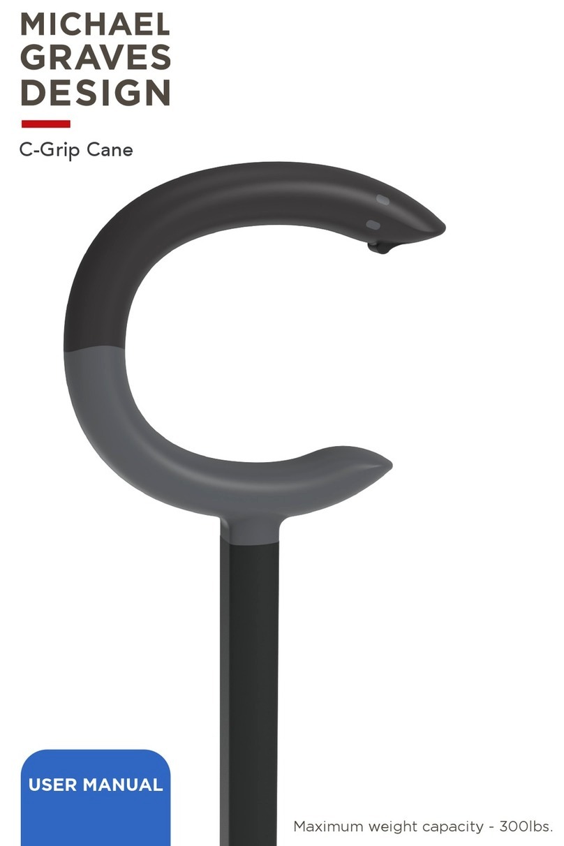 Michael Graves C-Grip Cane user manual