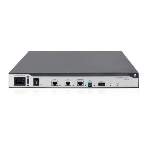 HP MSR 2000 User manual