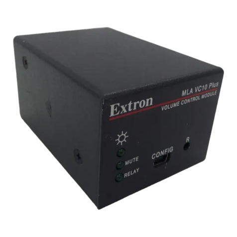 Extron electronics MLA VC10 Plus Setup guide