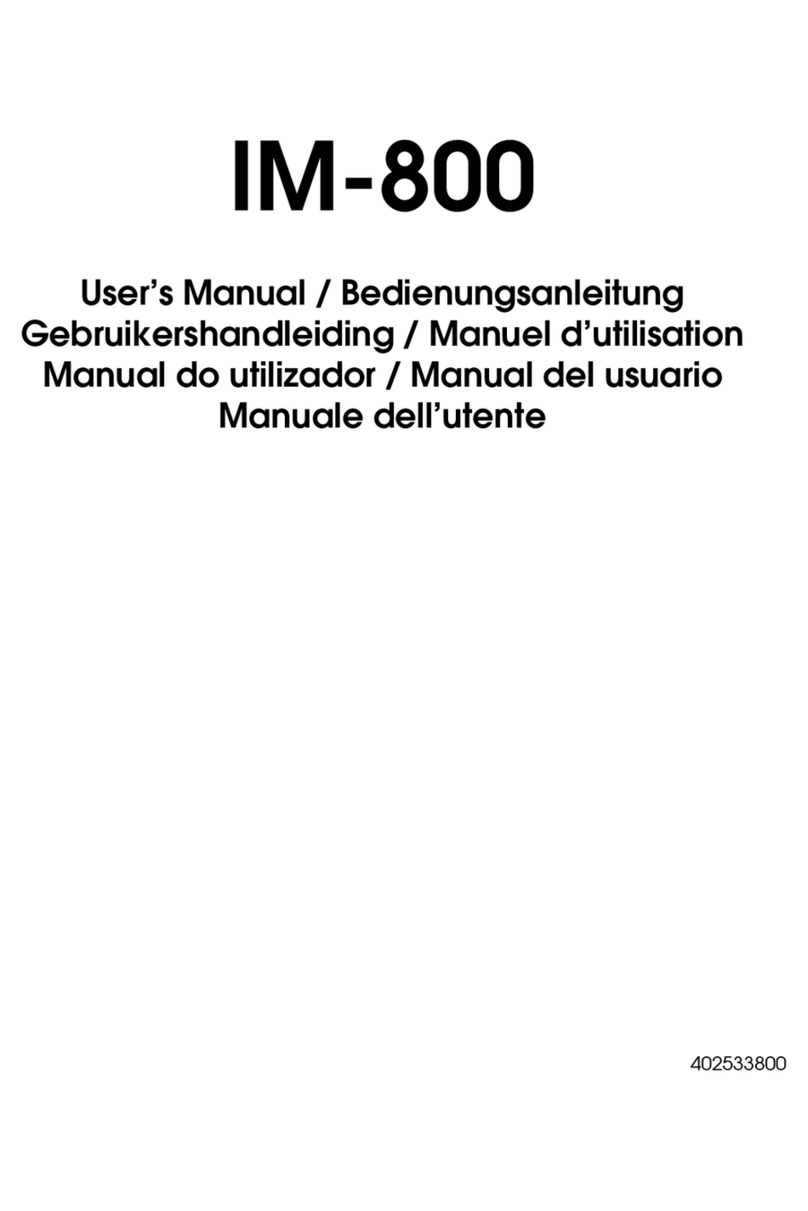 Epson IM-800 User manual
