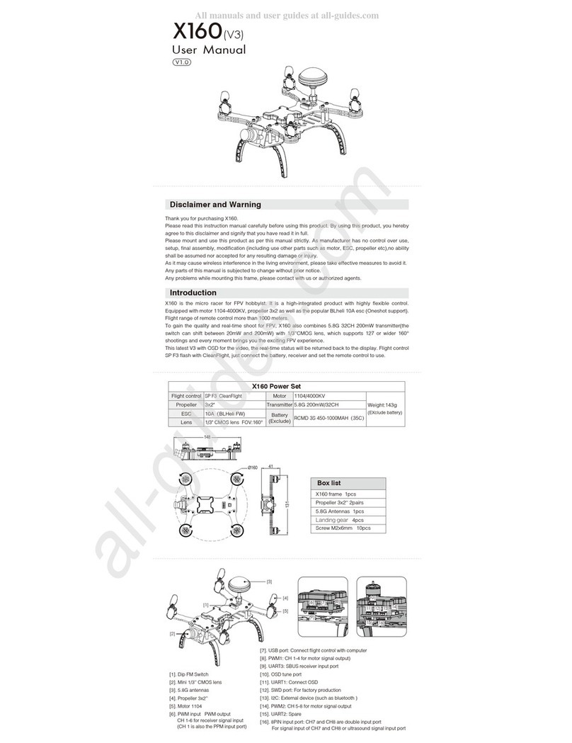 ESC X160 user manual