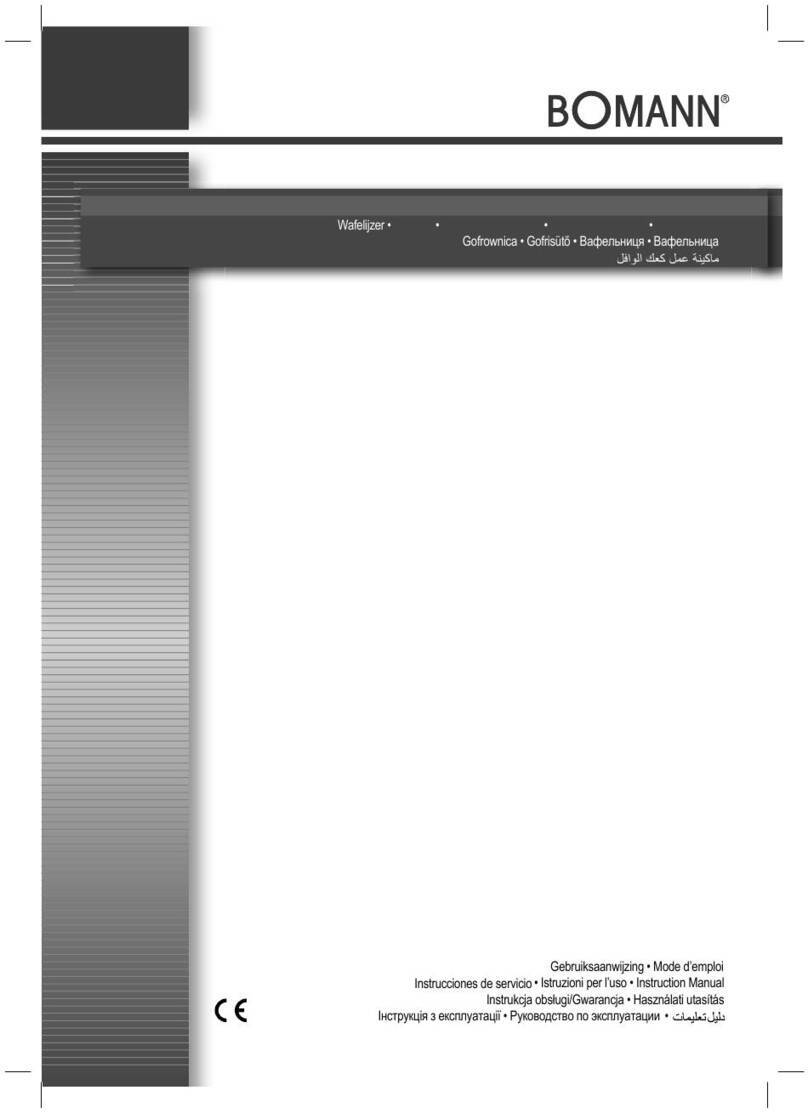 BOMANN WA 50018 CB instruction manual