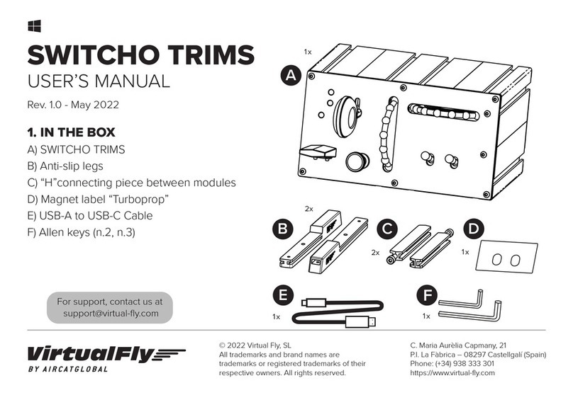 Aircatglobal VirtualFly SWITCHO TRIMS user manual