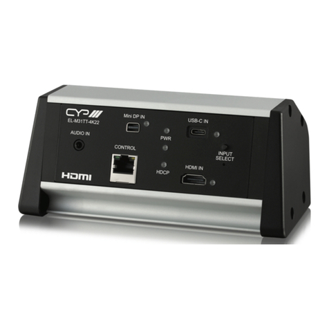 CYP EL-M31TT-4K22 Operation manual