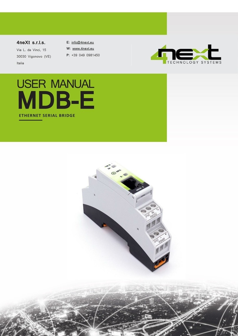 4next MDB-E user manual