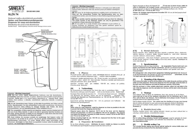 Sanela SLZN 74 User manual