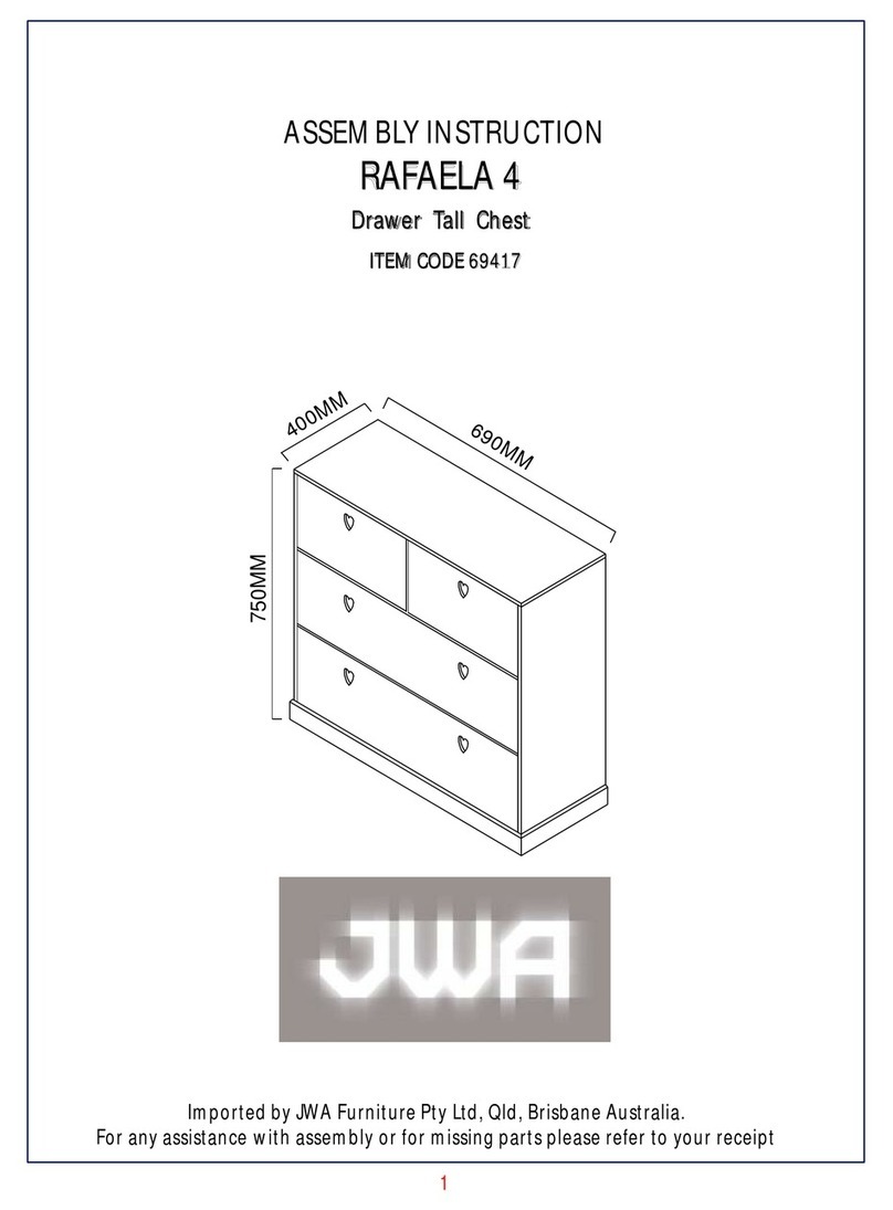JWA RAFAELA 4 69417 Assembly instruction