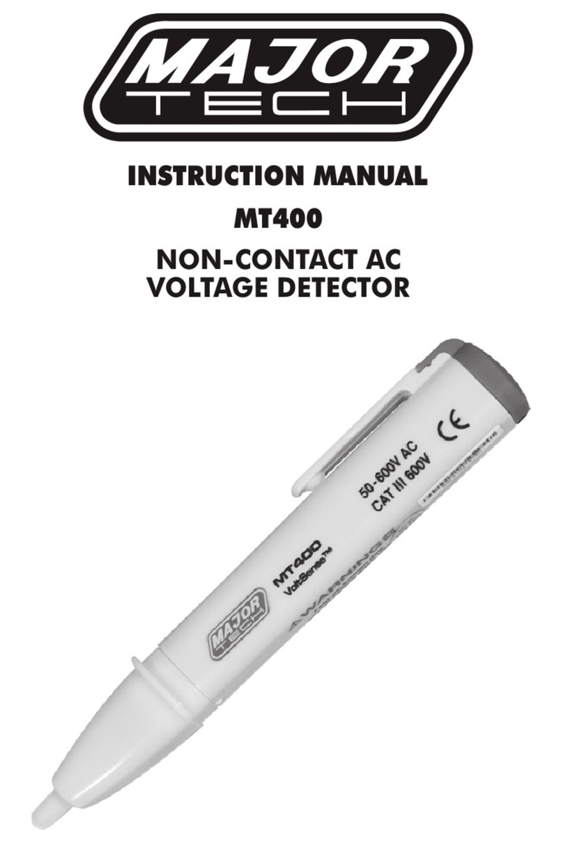 Major tech MT400 instruction manual