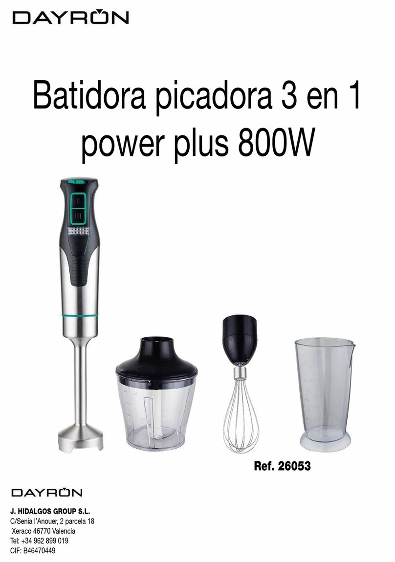 JHIDALGOS Group DAYRON Power Plus 26053 manual